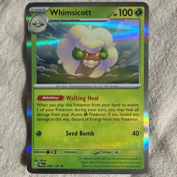 8 Grass Pokemon Cards - All are Rare and Holo/Reverse Holo - Picture 5 of 9